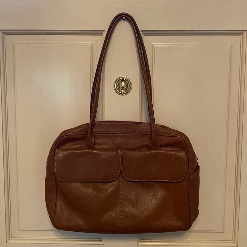 Longchamp briefcase tote